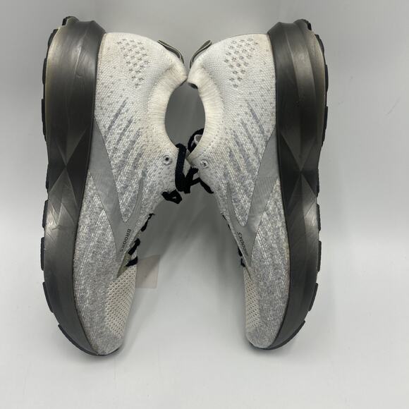 Brooks Levitate 3 Running Shoes White/Silver Men's Size 10 - Picture 6 of 9